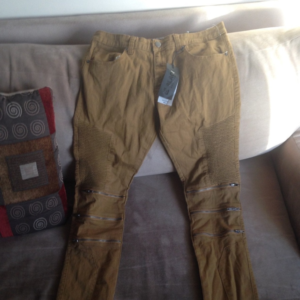 Carbon Skinny Biker Jeans Size 34